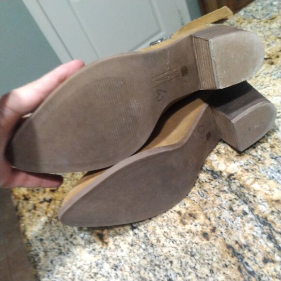 Steven By Steve Madden Doris Pointed-Toe Booties Leather Brown Women's 9.5 M - Picture 12 of 15